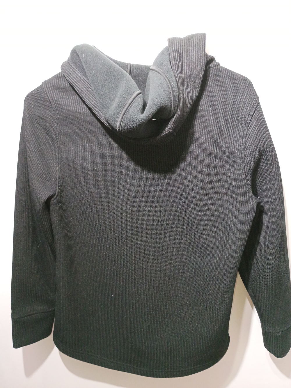 Black Full-Zip Hooded Jacket - Picture 12 of 12